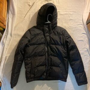 Abercrombie & Fitch Navy Jacket with Logo Patch